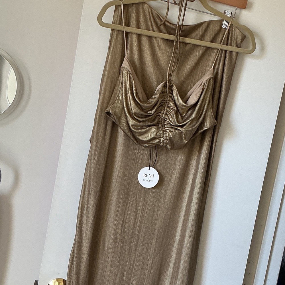 Gold Women's Dress REMI REVOLVE